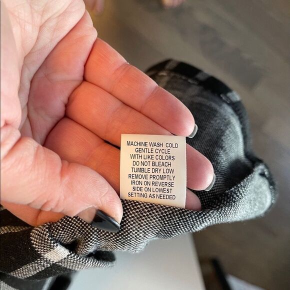 Plaid print ruffle sleeve dress - Picture 8 of 9